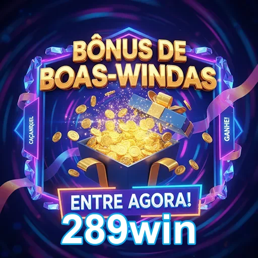 Imagem de destaque com bônus de boas-vindas na 289win cassino online